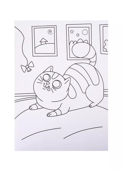 Фотография книги "Кошки и собаки. Раскраска"