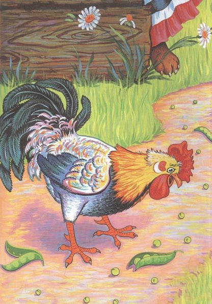 Фотография книги "Кот, лиса и петух. Русская народная сказка"