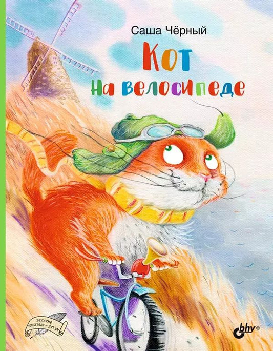 Обложка книги "Кот на велосипеде"
