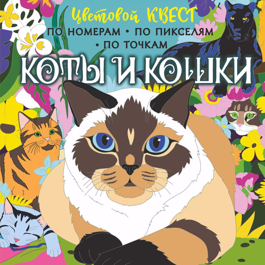 Обложка книги "Коты и кошки"