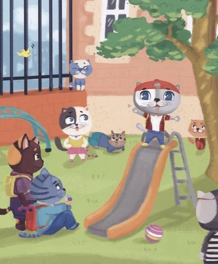 Фотография книги "Котёнок ПУХ и его Большой Секрет (синяя) 200х240"