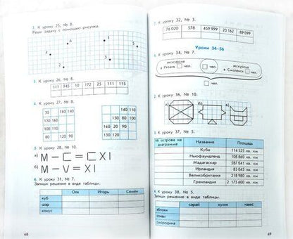 Фотография книги "Козлова, Рубин, Гераськин: Математика. 4 класс. Дидактический материал. ФГОС"