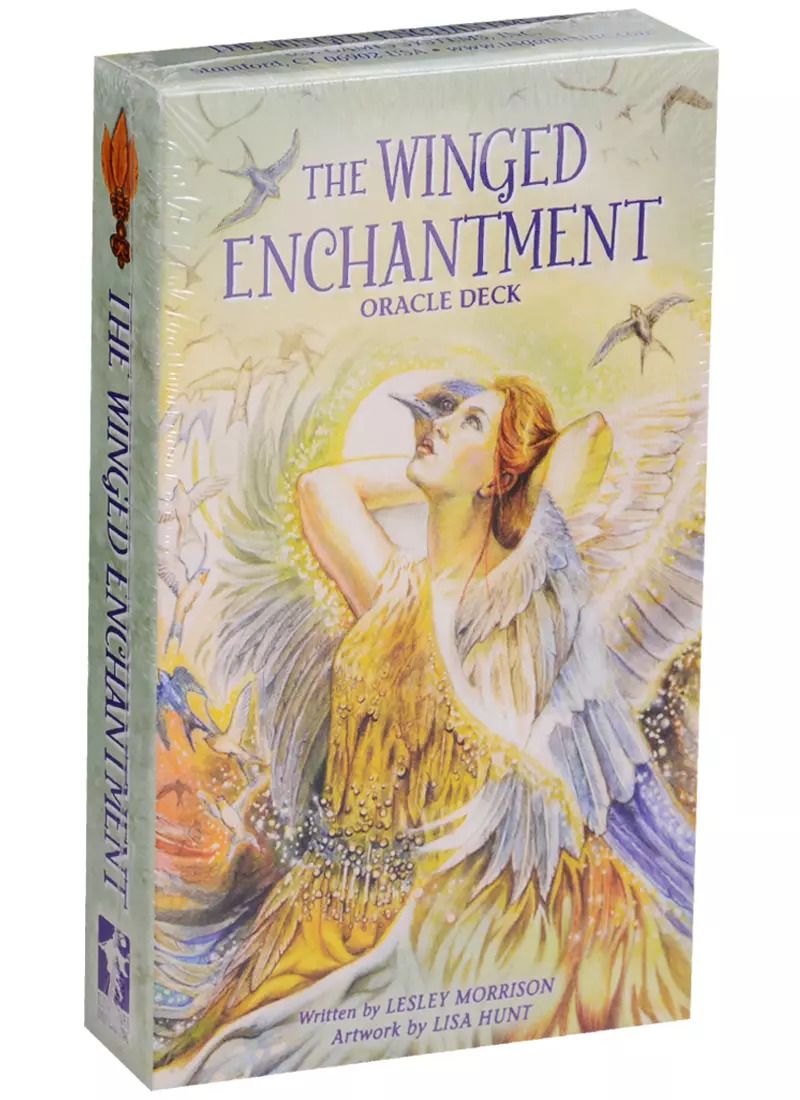 Обложка книги "The Winged Enchantment Oracle Cards / Крылатые Чары Оракул (карты + инструкция на английском языке)"