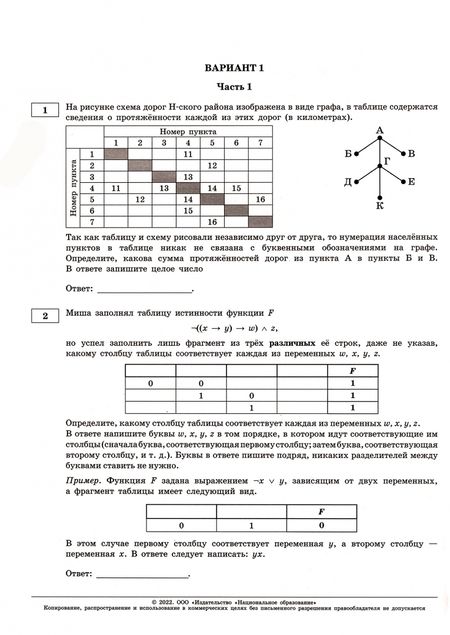Фотография книги "Крылов, Чуркина: ЕГЭ 2022 Информатика и ИКТ. Типовые экзаменационные варианты. 10 вариантов"