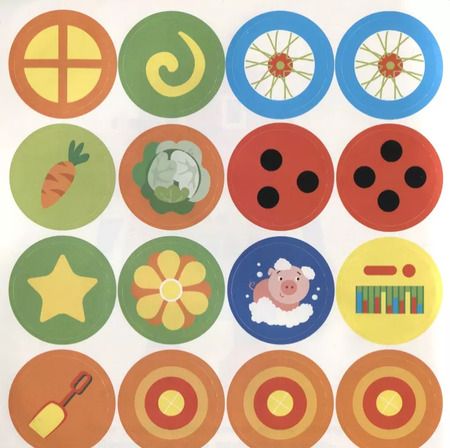 Фотография книги "Круглые многоразовые наклейки. Выпуск 7"