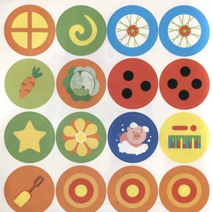 Фотография книги "Круглые многоразовые наклейки. Выпуск 7"