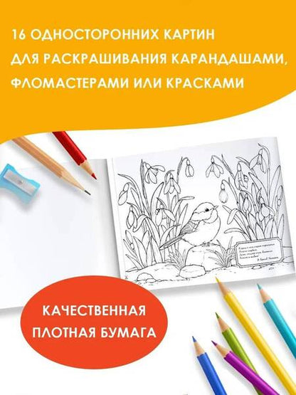 Фотография книги "Круглый год. Альбом для раскрашивания"