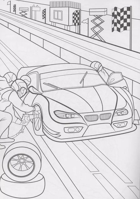 Фотография книги "Крутые раскраски. Гонки"