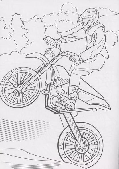 Фотография книги "Крутые раскраски. Гонки"