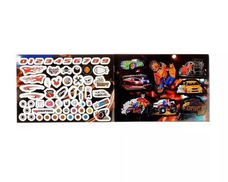 Фотография книги "Крутые тачки. Раскраска с наклейками"