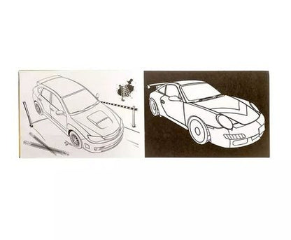 Фотография книги "Крутые тачки. Раскраска с наклейками"