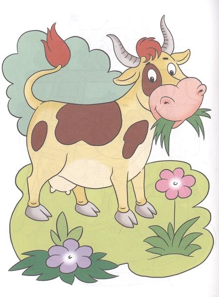 Фотография книги "Кто что любит есть? Раскраска с подсказкой"