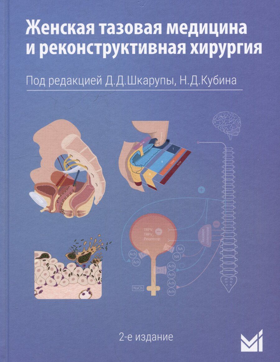 Обложка книги "Кубин, Шаповалова, Шкарупа: Женская тазовая медицина и реконструктивная хирургия"