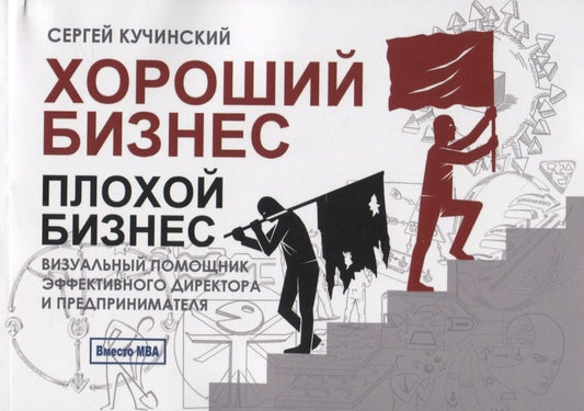 Обложка книги "Кучинский: Хороший бизнес, плохой бизнес. Визуальный помощник эффективного директора и предпринимателя"