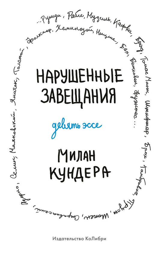 Обложка книги "Кундера: Нарушенные завещания. Девять эссе"