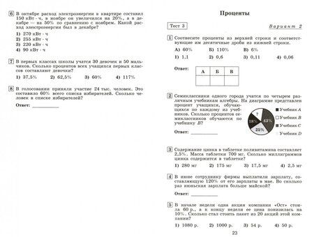 Фотография книги "Кузнецова, Минаева, Суворова: Алгебра. 7 класс. Тематические тесты. ФГОС"