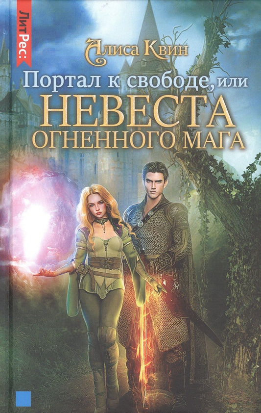 Обложка книги "Квин: Портал к свободе, или Невеста огненного мага"