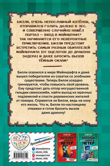 Фотография книги "Кьюб Кид: Котенок попал в НЕТЕР Опасные локации"