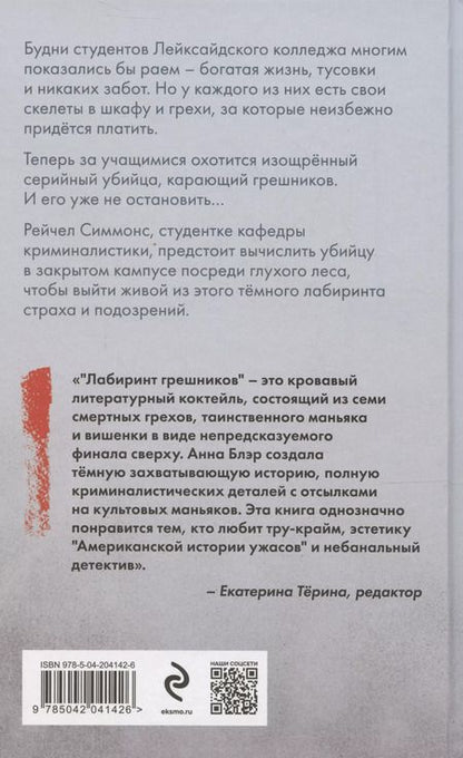 Фотография книги "Лабиринт грешников"