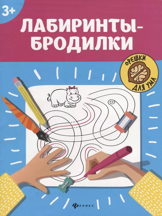 Обложка книги "Лабиринты-бродилки: 3+"