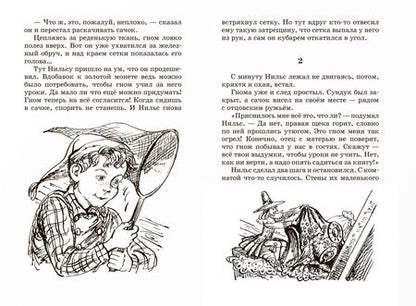Фотография книги "Лагерлеф: Чудесное путешествие Нильса с дикими гусями"