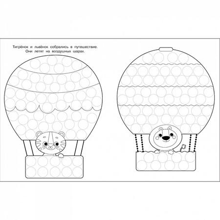 Фотография книги "Лариса Маврина: Раскраска для точечных маркеров. Выпуск 6. Самолет"