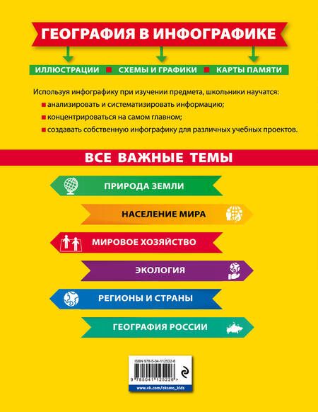 Фотография книги "Лариса Смирнова: География в инфографике"