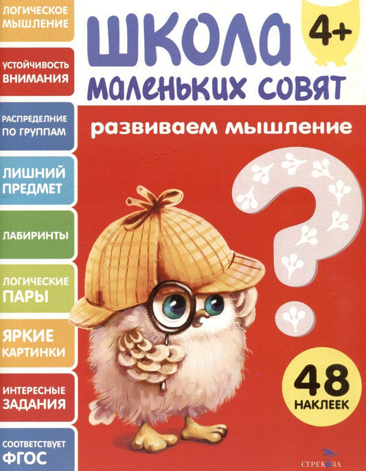 Обложка книги "Лариса Викторовна: Развиваем мышление. 48 наклеек"
