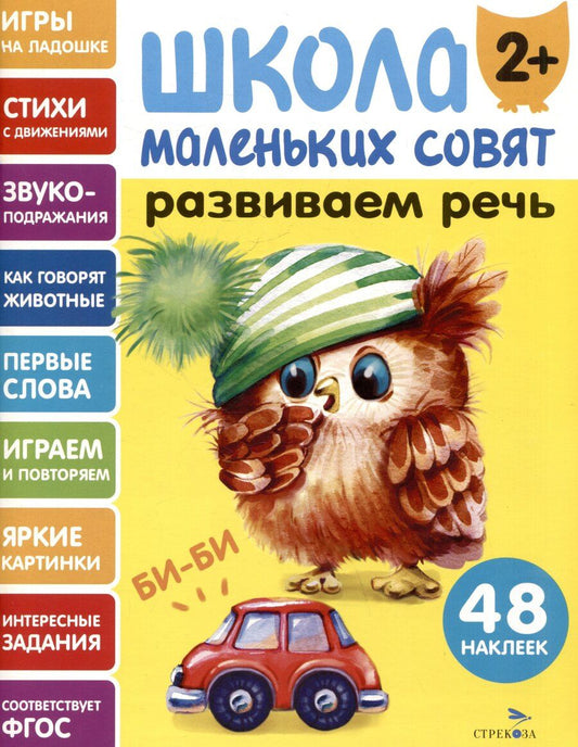 Обложка книги "Лариса Викторовна: Развиваем речь. 48 наклеек"