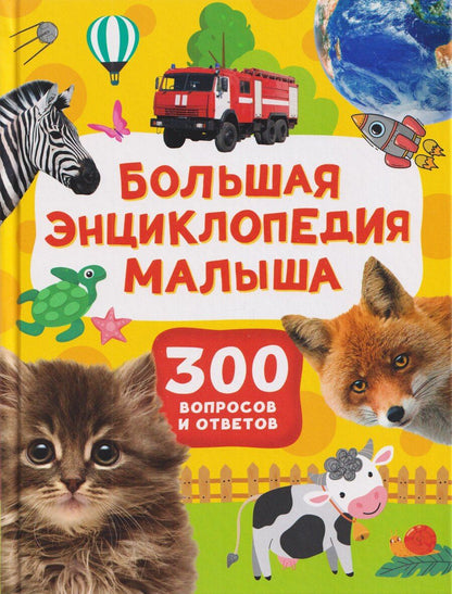 Обложка книги "Лариса Владимировна: Большая энциклопедия малыша. 300 вопросов и ответов"