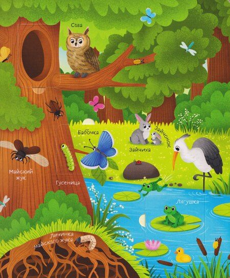 Фотография книги "Лариса Владимировна: Мамы и малыши. Книга с окошками"