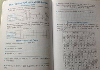 Фотография книги "Лариса Знаменская: Таблица умножения. Закрепляем навыки. Рабочая тетрадь для начальной школы"