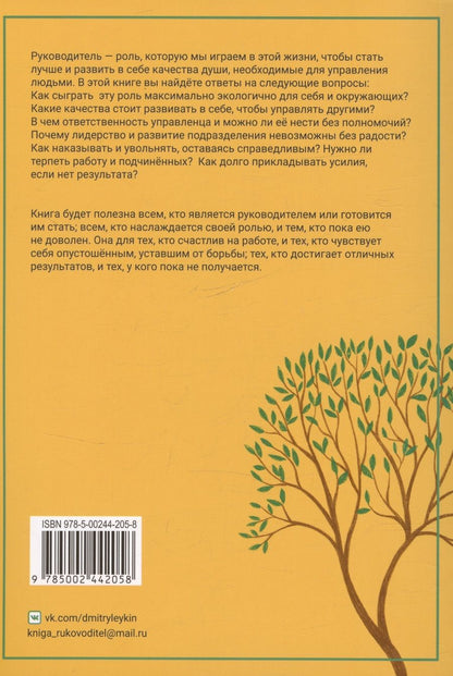 Обложка книги "Лейкин Дмитрий: Руководитель"
