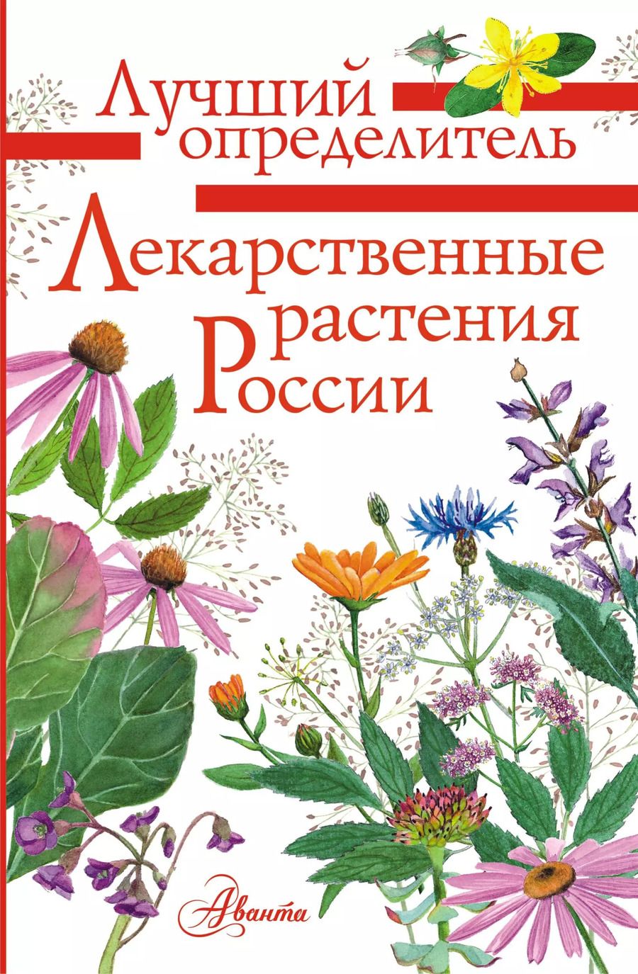 Обложка книги "Лекарственные растения России"