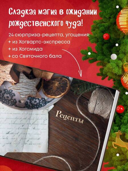 Фотография книги "Леманн: Кулинарный адвент-календарь. Рецепты выпечки Гарри Поттера. 24 сладких сюрприза из волшебного мира"