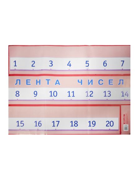 Фотография книги "Лента чисел. Наглядное пособие для начальной школы"