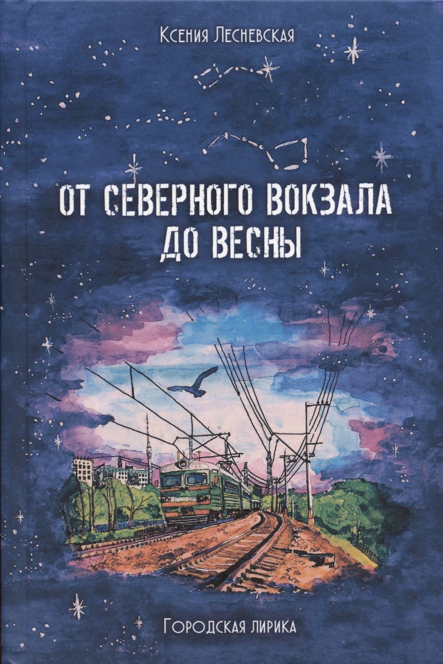 Обложка книги "Лесневская: От Северного вокзала до весны. Городская лирика"