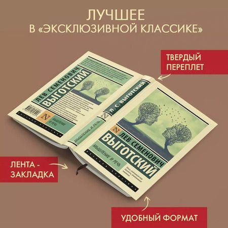 Фотография книги "Лев Выготский: Мышление и речь"