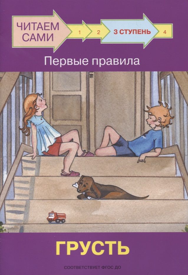 Обложка книги "Левченко, Ребрикова: Ступень 3. Первые правила. Грусть"