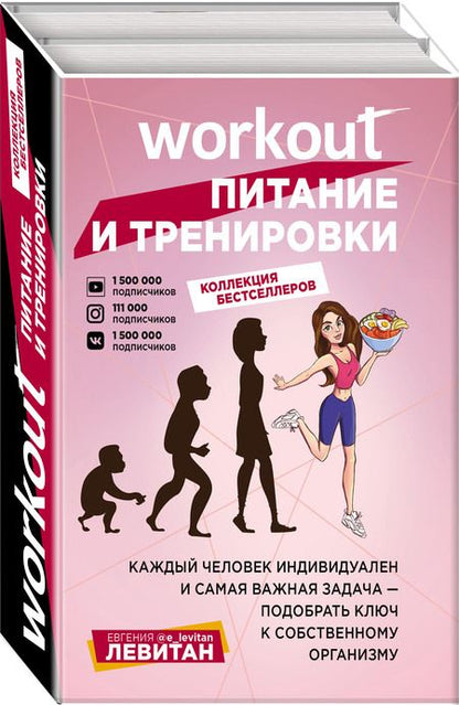 Фотография книги "Левитан, Левитан: Workout. Питание и тренировки (комплект из 2-х книг)"
