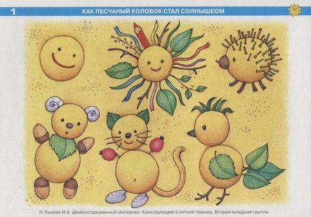 Фотография книги "Лыкова: Конструируем в летний период. Вторая младшая группа. Демонстрационный материал"