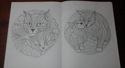 Фотография книги "Линда Тейлор: Cats-3. Творческая раскраска замурчательных котиков"
