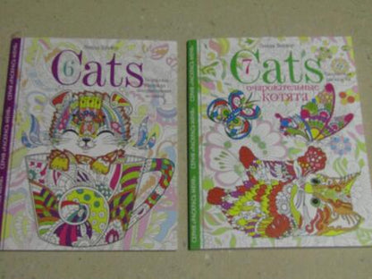 Фотография книги "Линда Тейлор: Cats-6. Творческая раскраска замурчательных котиков"