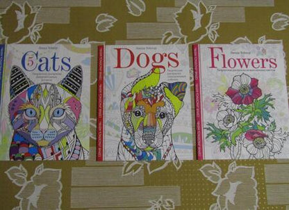 Фотография книги "Линда Тейлор: Dogs. Творческая раскраска симпатичных собачек"