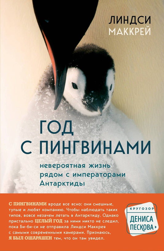 Обложка книги "Линдси Маккрей: Год с пингвинами. Невероятная жизнь рядом с императорами Антарктиды"