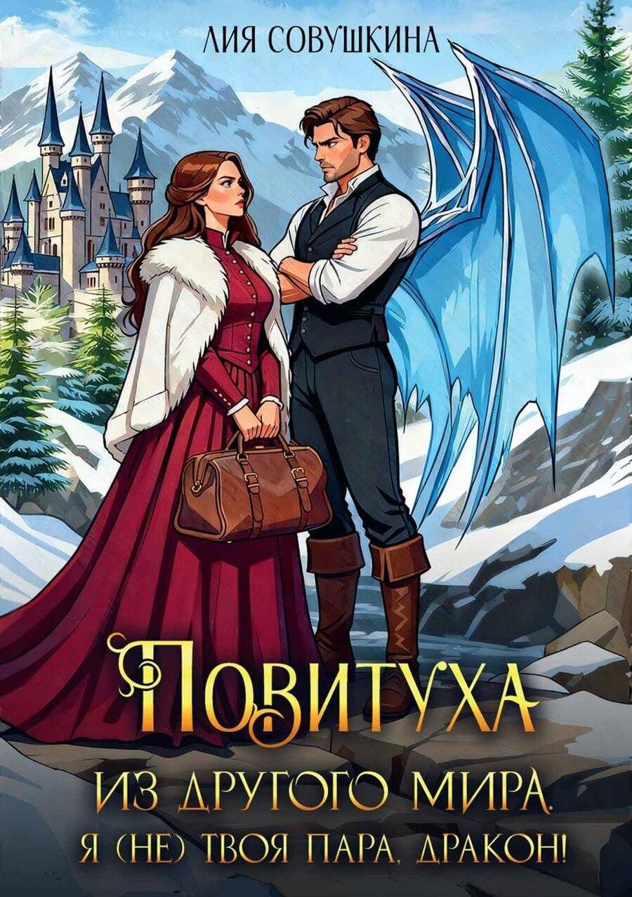 Обложка книги "Лия Совушкина: Повитуха из другого мира. Я (не) твоя пара, дракон!"