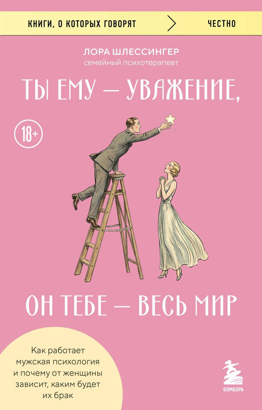 Обложка книги "Лора Шлессингер: Ты ему - уважение, он тебе - весь мир. Как работает мужская психология и почему от женщины зависит, каким будет их брак"