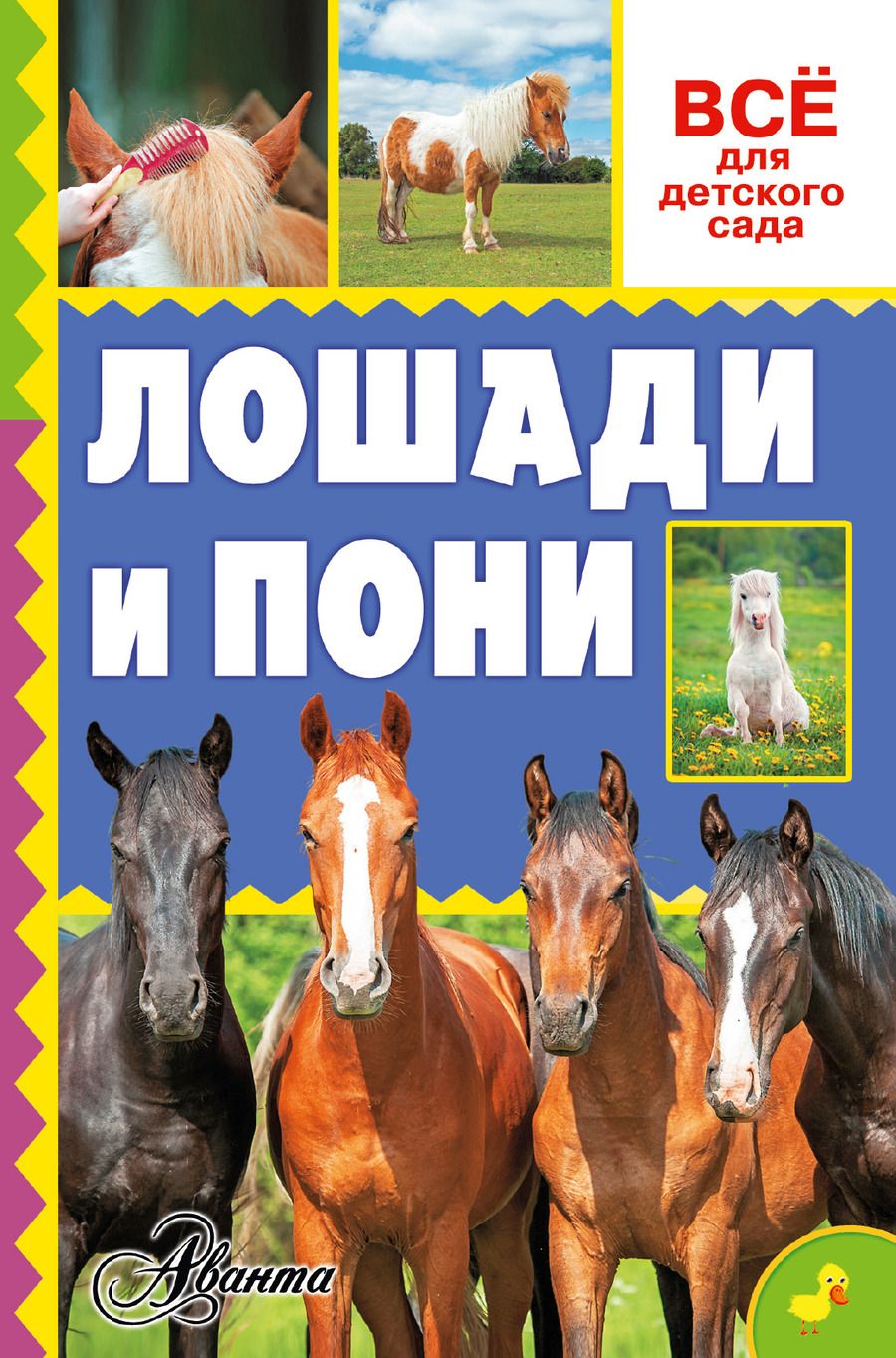 Обложка книги "Лошади и пони"