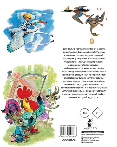 Фотография книги "Лучшие русские народные сказки детям"