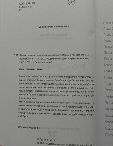 Фотография книги "Лузан: Между молотом и наковальней"